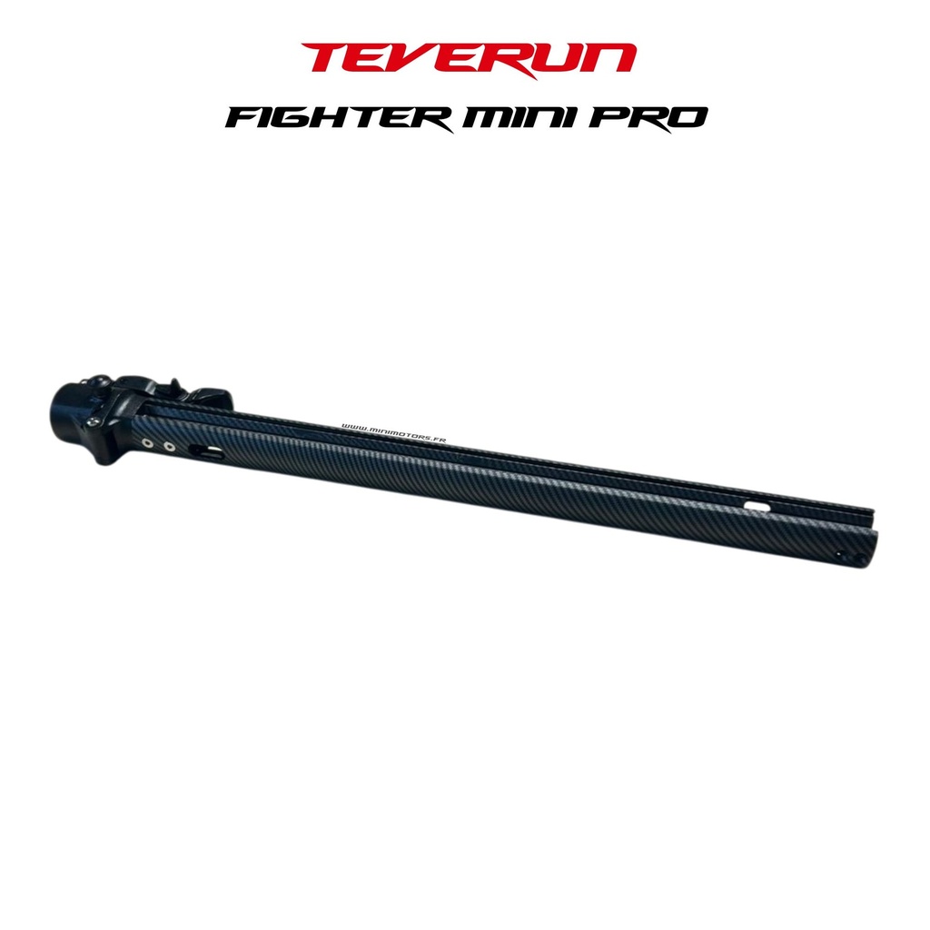 TEVERUN FIGHTER MINI PRO | COLONNE DE DIRECTION AVEC PLIAGE EFFET CARBONE
