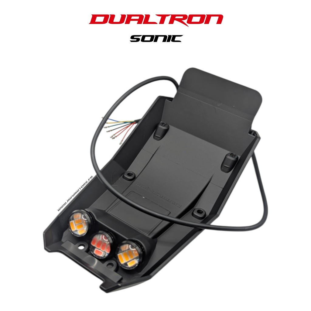 DUALTRON SONIC | GARDE-BOUE AR NOIR AVEC FEU AR