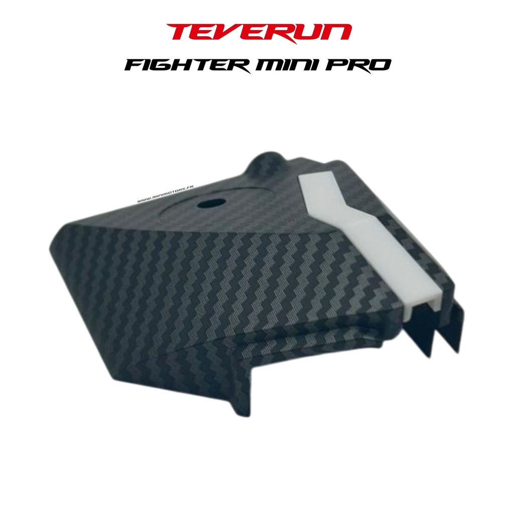 TEVERUN FIGHTER MINI PRO 2025 | CACHE PROTECTION LED DECK AV GAUCHE / AR DROIT EFFET CARBONE