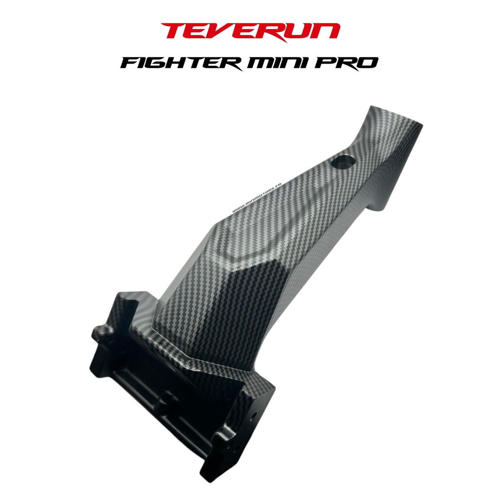TEVERUN FIGHTER MINI PRO 2025 & MINI 2026 | SUPPORT COLONNE DE DIRECTION EFFET CARBONE