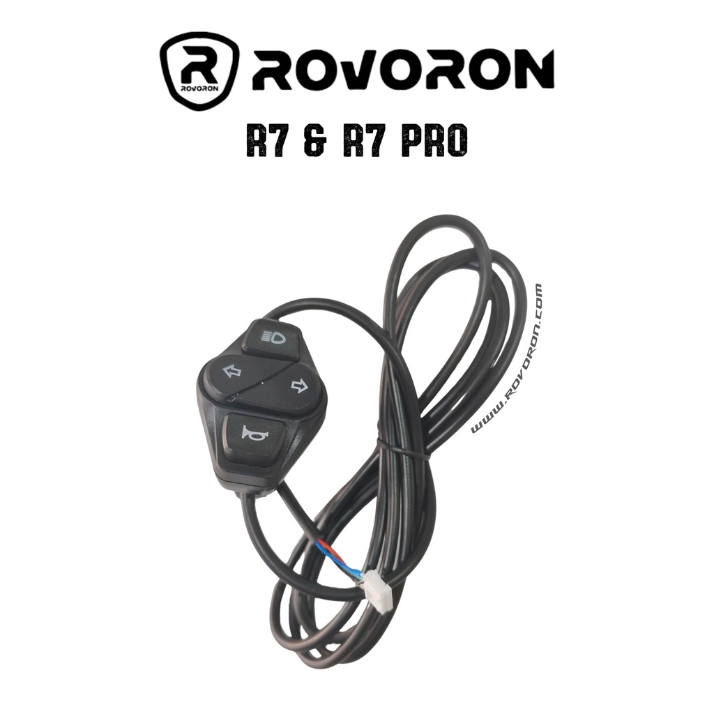 ROVORON R7 & R7 PRO | COMMODO CLIGNOTANTS / KLAXON / PHARE