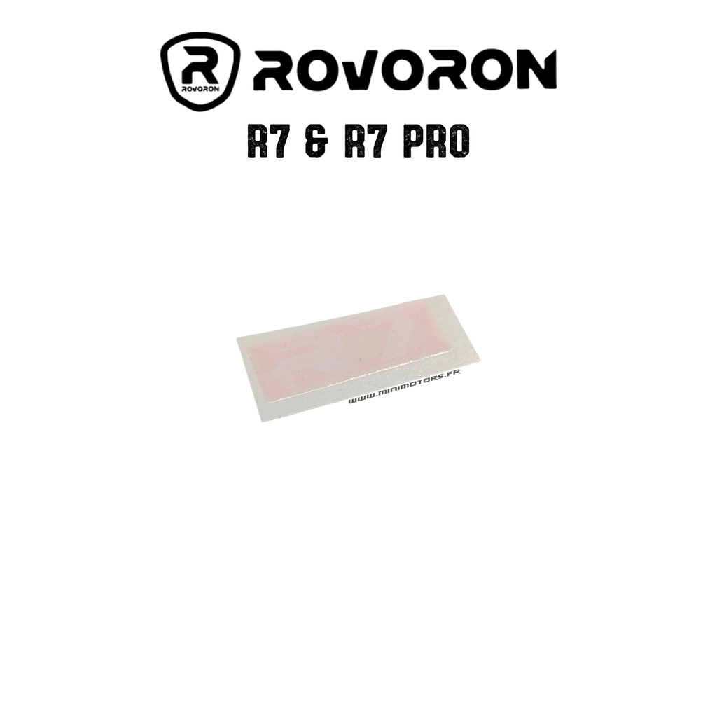 ROVORON R7 & R7 PRO | SITCKER LOGO R7 BRAS DE FOURCHE