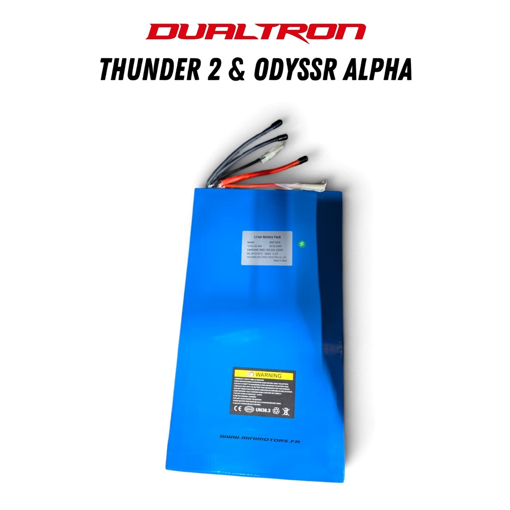 DUALTRON THUNDER 2 ODSSR ALPHA | BATTERIE 72V42,4 AH