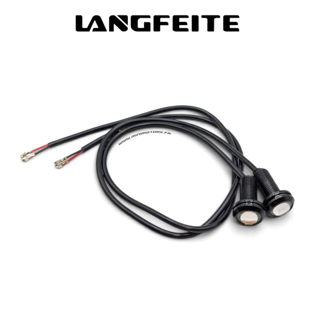 LANGFEITE  | FEU LED (JAUNE CABLE LONG) PAR PAIR