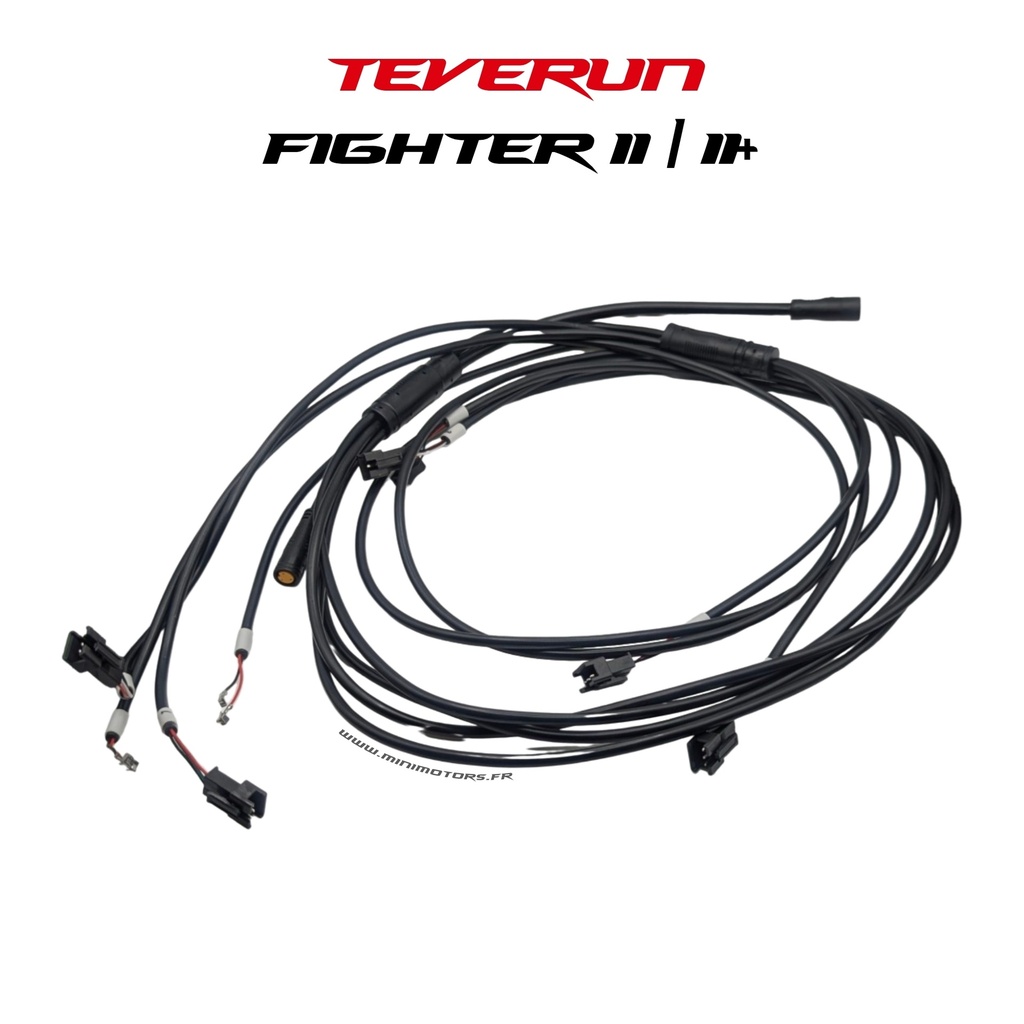TEVERUN MINI ECO & MINI & MINI PRO & 7260R | CABLE PRINCIPAL VERSION APPLI 2025 ETANCHE V6 CLIGNOTANTS GUIDON 