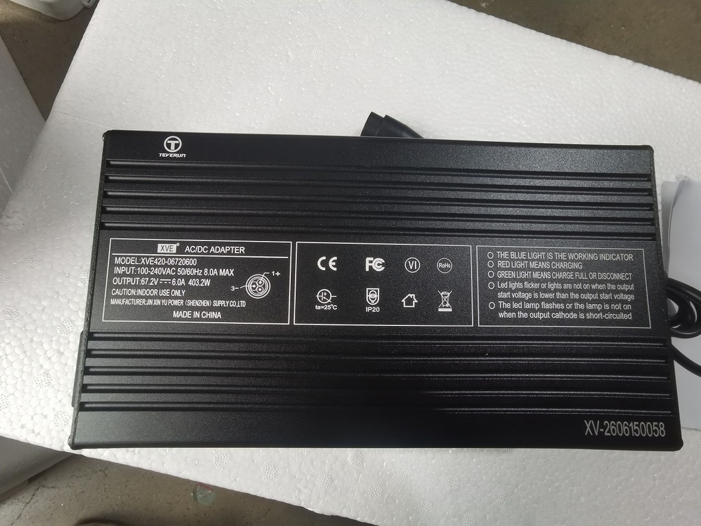 TEVERUN FIGHTER 10 & 11 & MINI PRO | CHARGEUR RAPIDE 67.2V 6A