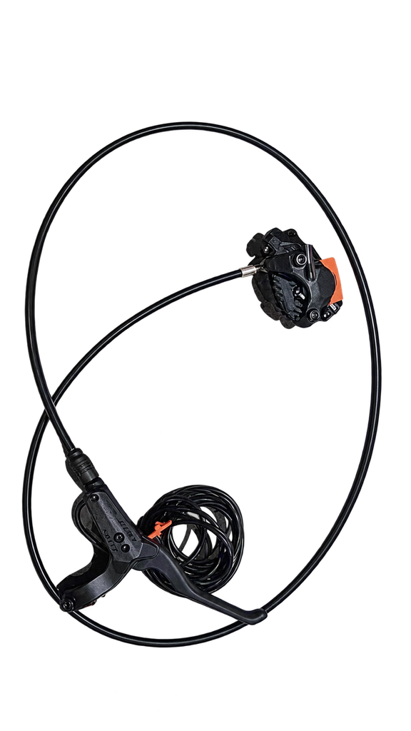 ROVORON R7 PRO | SET FREIN HYDRAULIQUE NUTT ARRIERE (LEVIER DROIT, ETRIER, CABLE)
