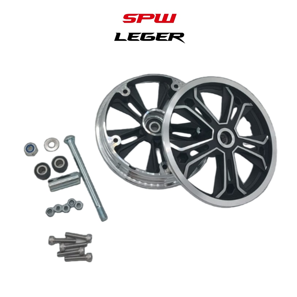 SPW LEGER ALUMINUM FRONT RIM WITH SCREWS