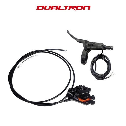 [DLT00401] DUALTRON | SET DE FREIN HYDRAULIQUE NUTT ARRIERE (LEVIER,ETRIER,CABLE)