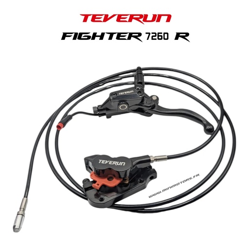 [TVR00277] TEVERUN 7260R & FIGHTER 11 2025 | KIT DE FREIN COMPLET ARRIERE (4 PISTONS) V2