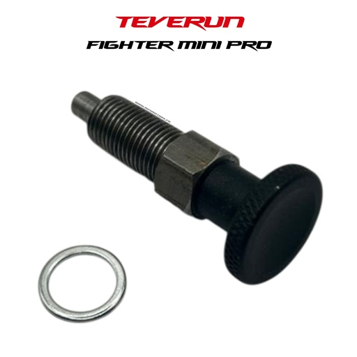 [TVR00567] TEVERUN FIGHTER MINI PRO 2025 | GOUPILLE DE VERROUILLAGE PLIABLE EFFET CARBONE