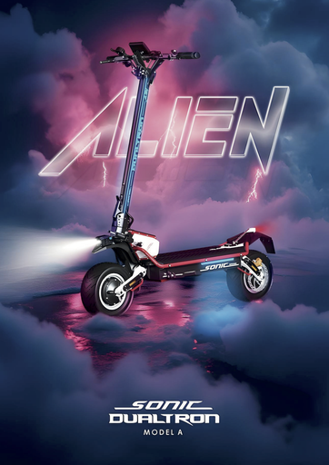 [DLT01750] DUALTRON | AFFICHE A3 SONIC ALIEN