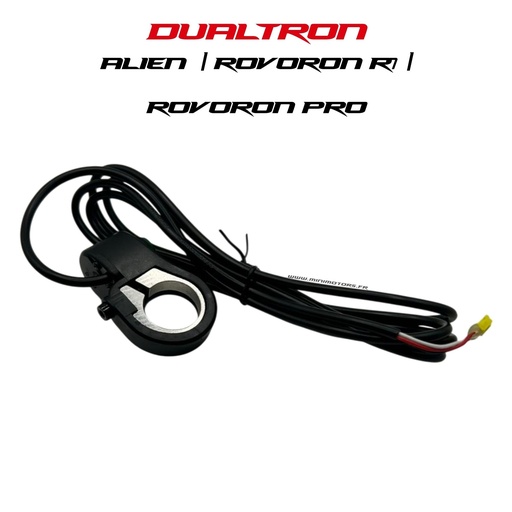 [DLT01772] DUALTRON ALIEN & ROVORON R7 & PRO | BOUTON TURBO AVEC CABLE(1800MM)