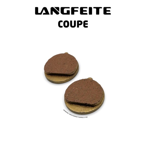[LAN00104] LANGFEITE COUPE | PLAQUETTES DE FREIN