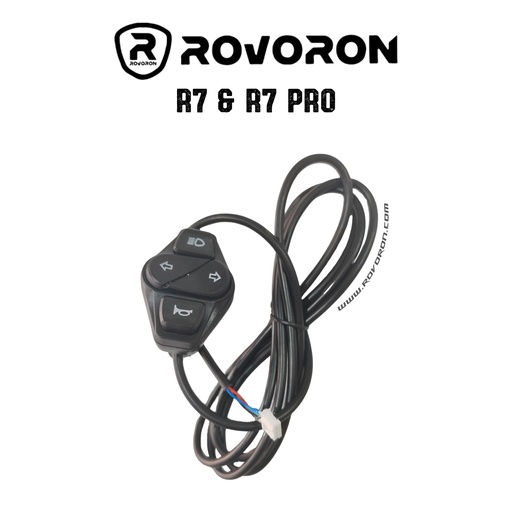 [ROVORON0102] ROVORON R7 & R7 PRO | COMMODO CLIGNOTANTS / KLAXON / PHARE