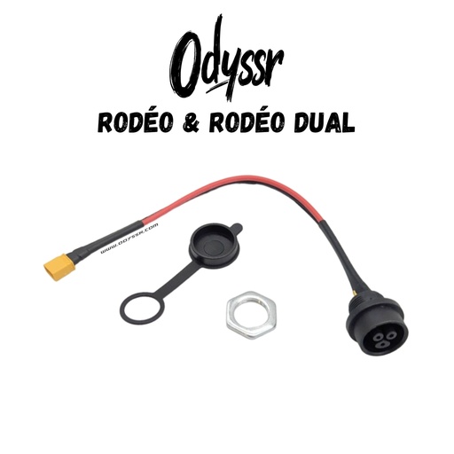 [ODY00001] ODYSSR RODEO & RODEO DUAL | CONNECTEUR DE CHARGE + CACHE