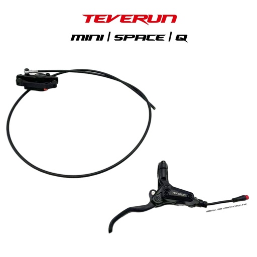 [TVR00198] TEVERUN FIGHTER MINI & SPACE & MINI Q | KIT COMPLET DE FREIN HYDRAULIQUE AV